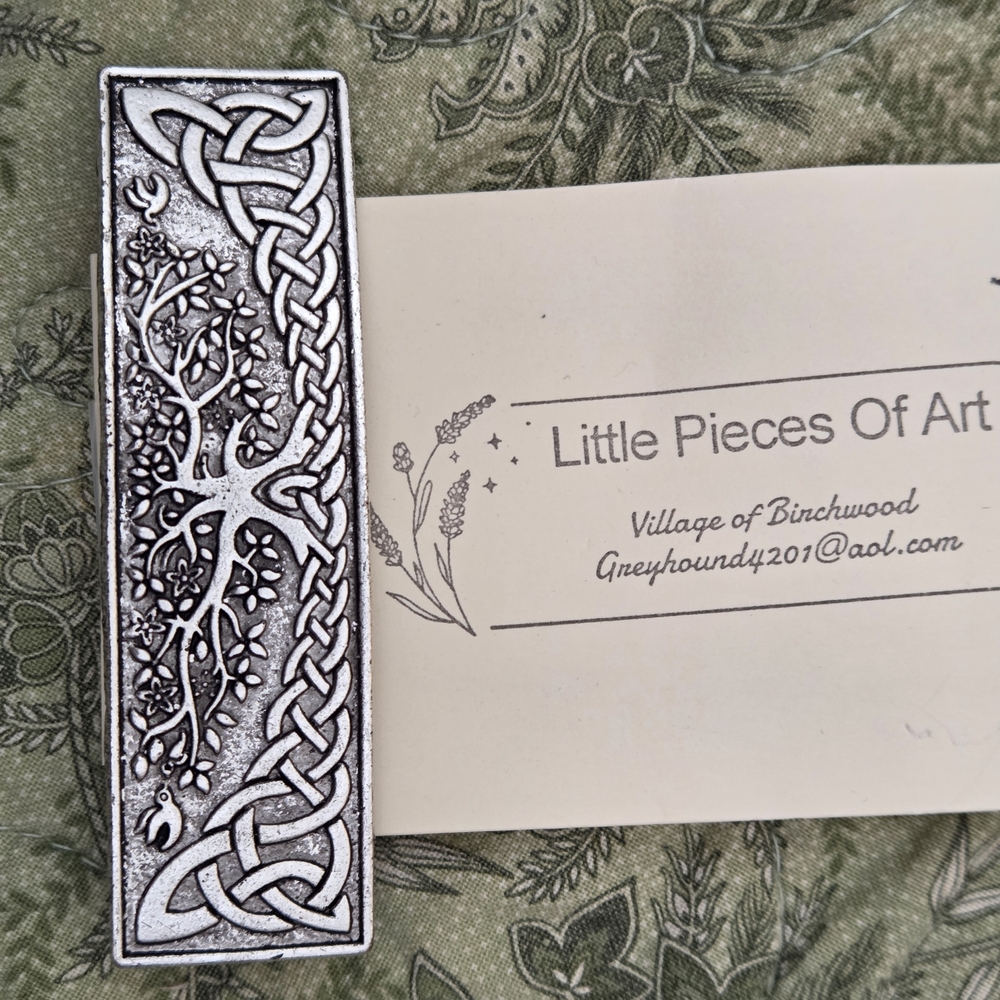 Silver Hair Barrette